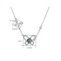 wholesale 925 Sterling Silver Butterfly Moissanite Pendant Necklace For Women-0-4